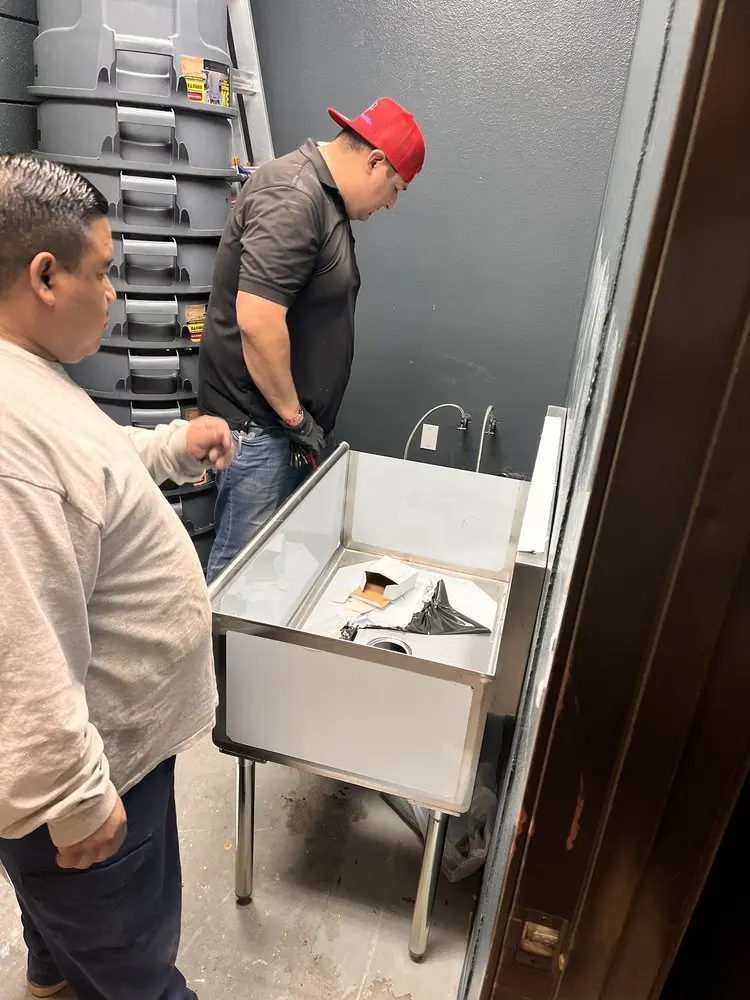 Commercial plumbing and sink installation in Mount Tabor